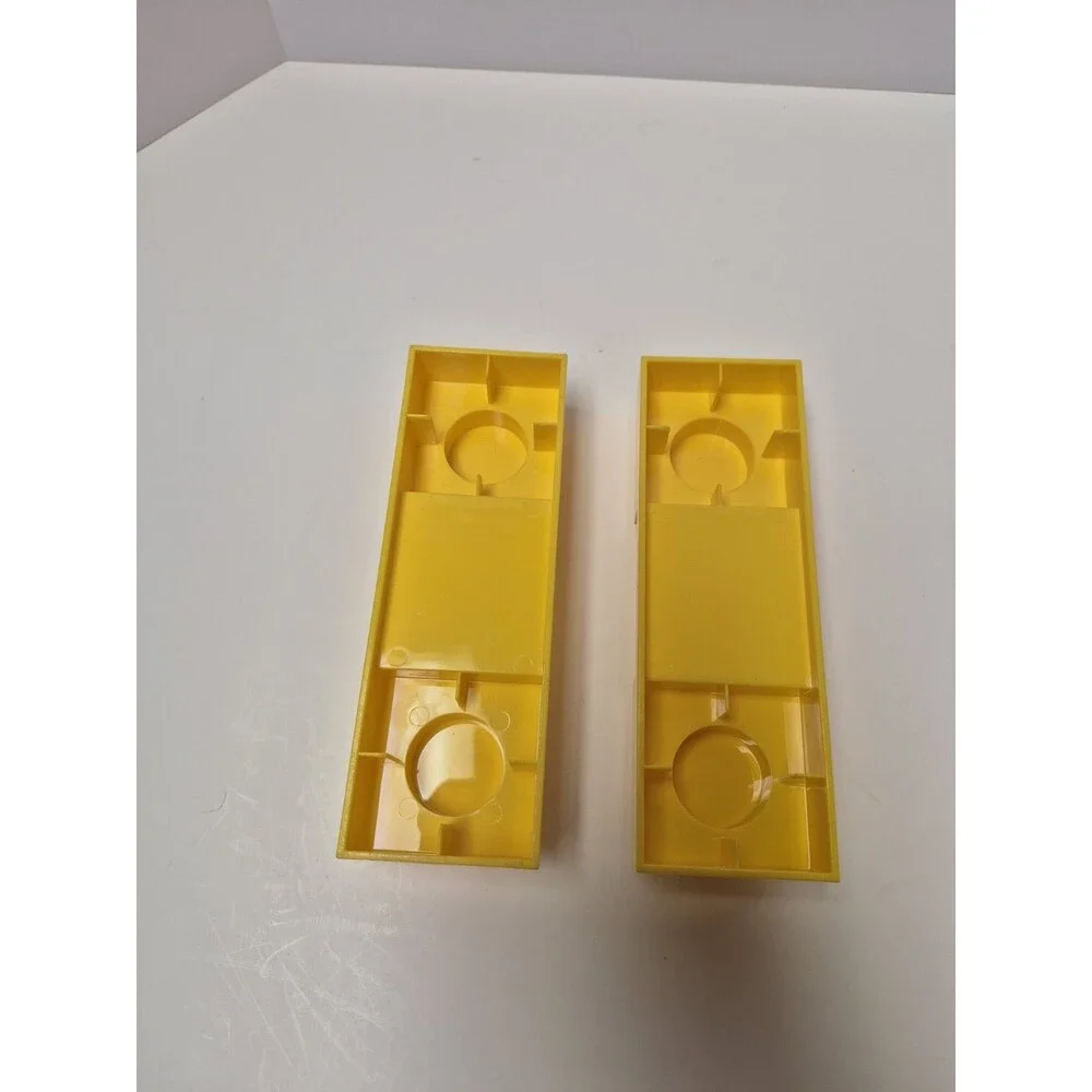2pc LEGO Yellow Support / Foot for Minifigure Display Cases 2